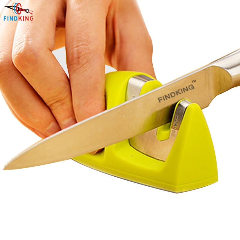 FINDKING brand Two Stages (Diamond & Ceramic) Kitchen Knife Sharpener ,Sharpening Stone Household Knife Sharpener Kitchen Tools