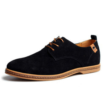 2018 fashion men casual shoes new spring men flats lace up male suede oxfords men leather shoes zapatillas hombre size 38-48