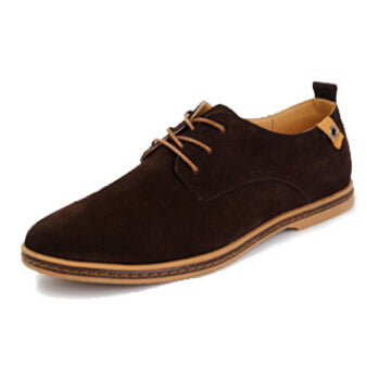 2018 fashion men casual shoes new spring men flats lace up male suede oxfords men leather shoes zapatillas hombre size 38-48