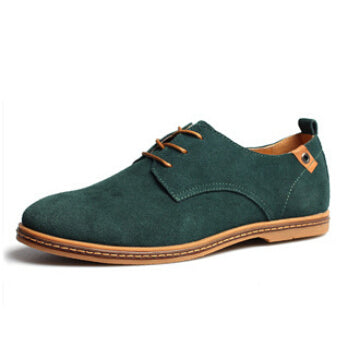 2018 fashion men casual shoes new spring men flats lace up male suede oxfords men leather shoes zapatillas hombre size 38-48