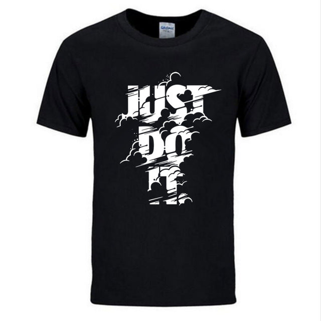 2018 New Fashion Just Do It T shirt Brand Clothing Hip Hop Letter Print Men T Shirt High Quality Cotton T-Shirt Men clothing