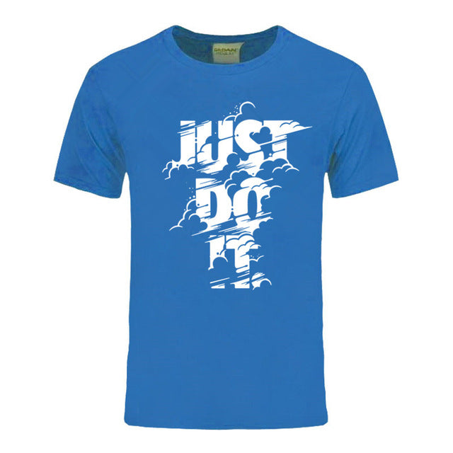 2018 New Fashion Just Do It T shirt Brand Clothing Hip Hop Letter Print Men T Shirt High Quality Cotton T-Shirt Men clothing