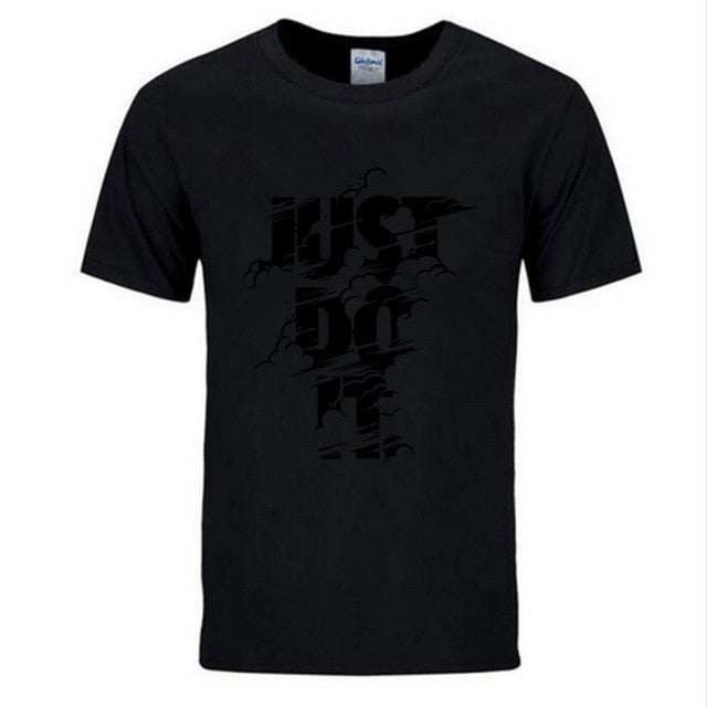 2018 New Fashion Just Do It T shirt Brand Clothing Hip Hop Letter Print Men T Shirt High Quality Cotton T-Shirt Men clothing