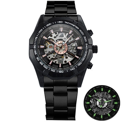 Winner Watch Men Skeleton Automatic Mechanical Watch Gold Skeleton Vintage Man Watch Mens FORSINING Watch Top Brand Luxury