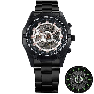 Winner Watch Men Skeleton Automatic Mechanical Watch Gold Skeleton Vintage Man Watch Mens FORSINING Watch Top Brand Luxury