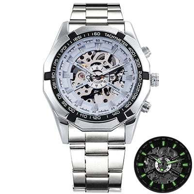 Winner Watch Men Skeleton Automatic Mechanical Watch Gold Skeleton Vintage Man Watch Mens FORSINING Watch Top Brand Luxury
