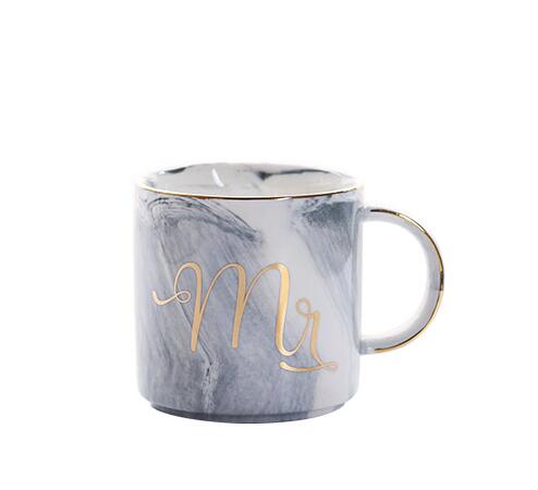 European Gold stamping ceramic mark cup