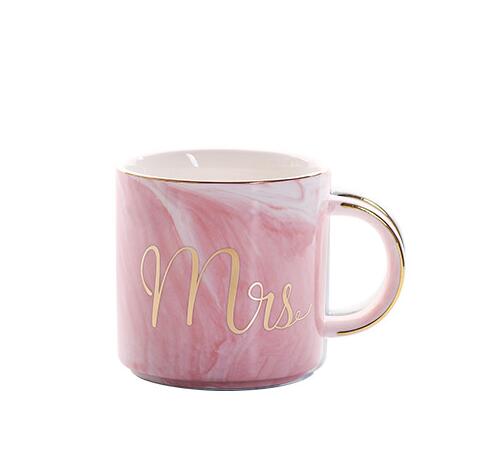 European Gold stamping ceramic mark cup