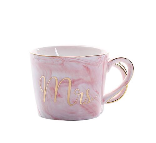 European Gold stamping ceramic mark cup